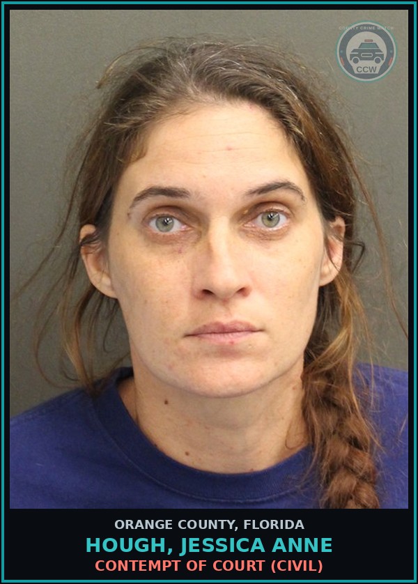 Booking mugshot of HOUGH, JESSICA ANNE in Orange County