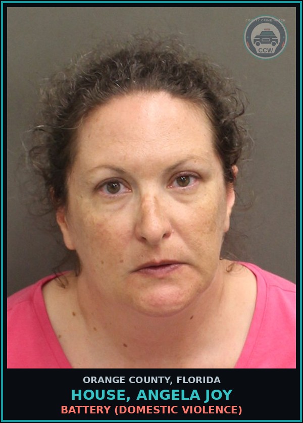 Booking mugshot of HOUSE, ANGELA JOY in Orange County