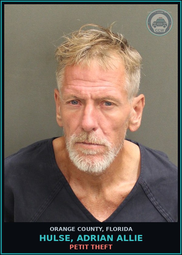 Booking mugshot of HULSE, ADRIAN ALLIE in Orange County