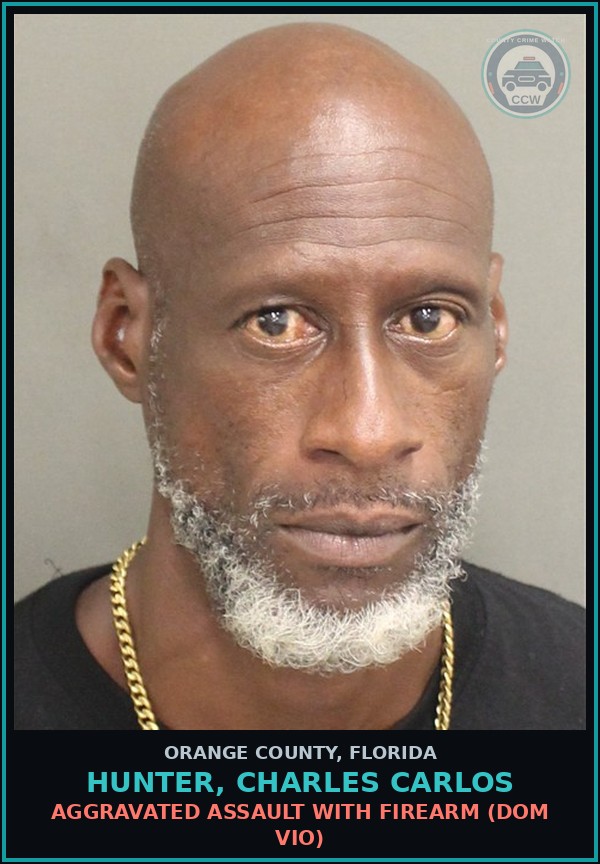 Booking mugshot of HUNTER, CHARLES CARLOS in Orange County