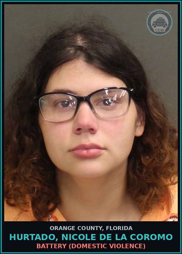 Booking mugshot of HURTADO, NICOLE DE LA COROMO in Orange County