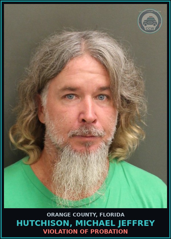 Booking mugshot of HUTCHISON, MICHAEL JEFFREY in Orange County