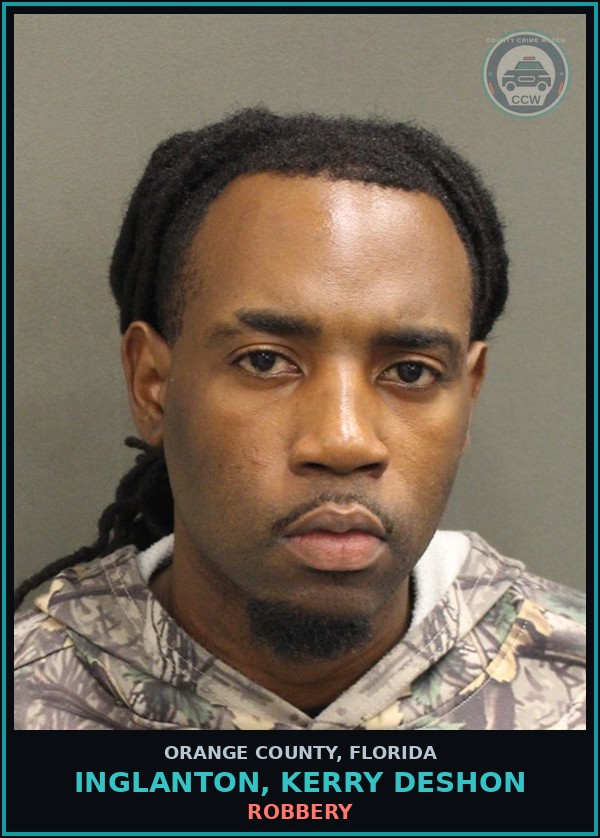 Booking mugshot of INGLANTON, KERRY DESHON in Orange County