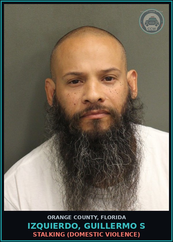 Booking mugshot of IZQUIERDO, GUILLERMO S in Orange County