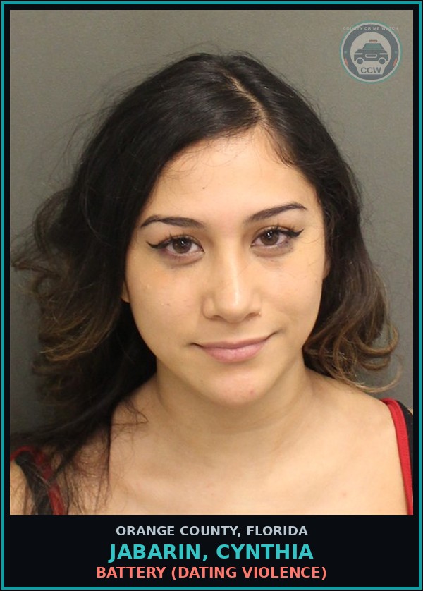 Booking mugshot of JABARIN, CYNTHIA in Orange County