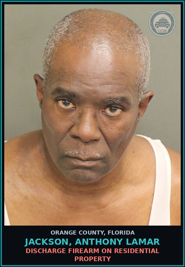 Booking mugshot of JACKSON, ANTHONY LAMAR in Orange County