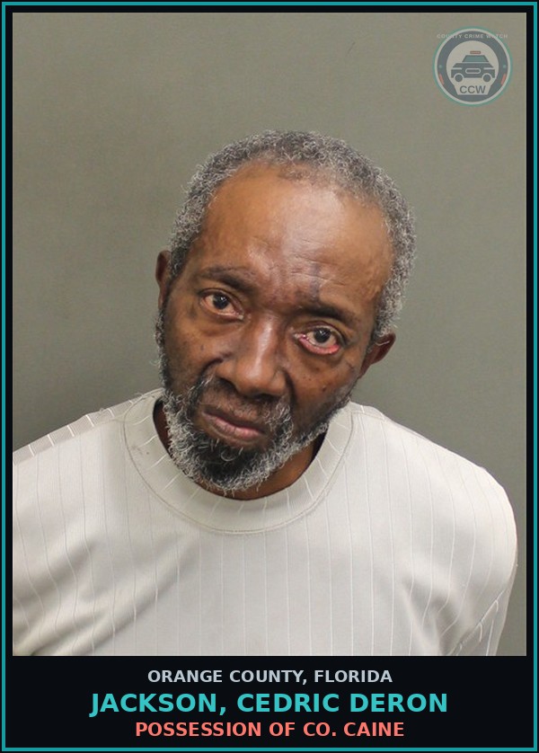 Booking mugshot of JACKSON, CEDRIC DERON in Orange County