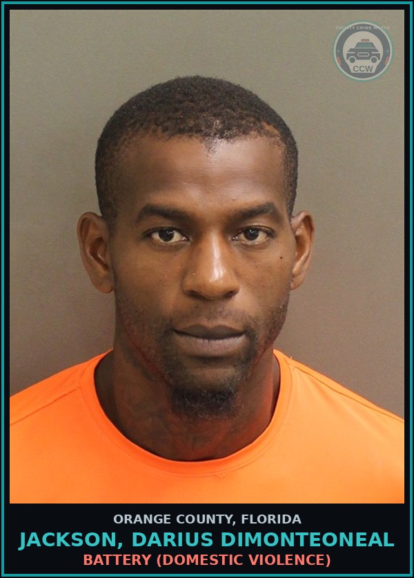Booking mugshot of JACKSON, DARIUS DIMONTEONEAL in Orange County