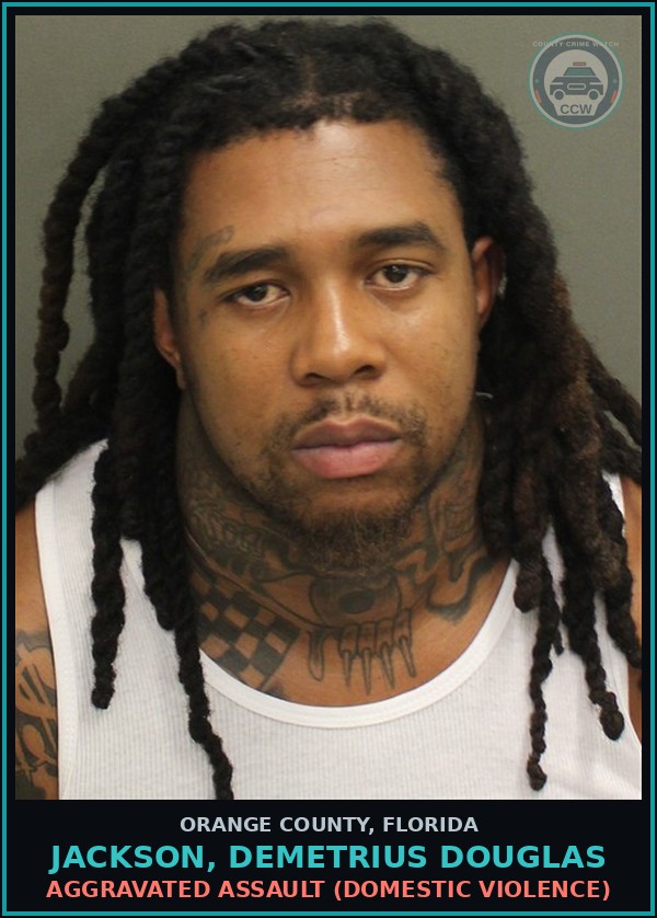 Booking mugshot of JACKSON, DEMETRIUS DOUGLAS in Orange County