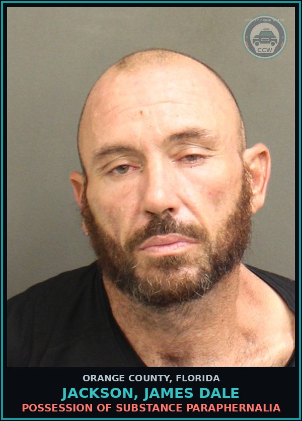 Booking mugshot of JACKSON, JAMES DALE in Orange County