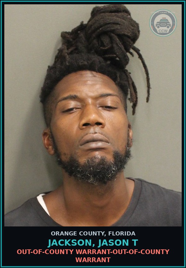 Booking mugshot of JACKSON, JASON T in Orange County