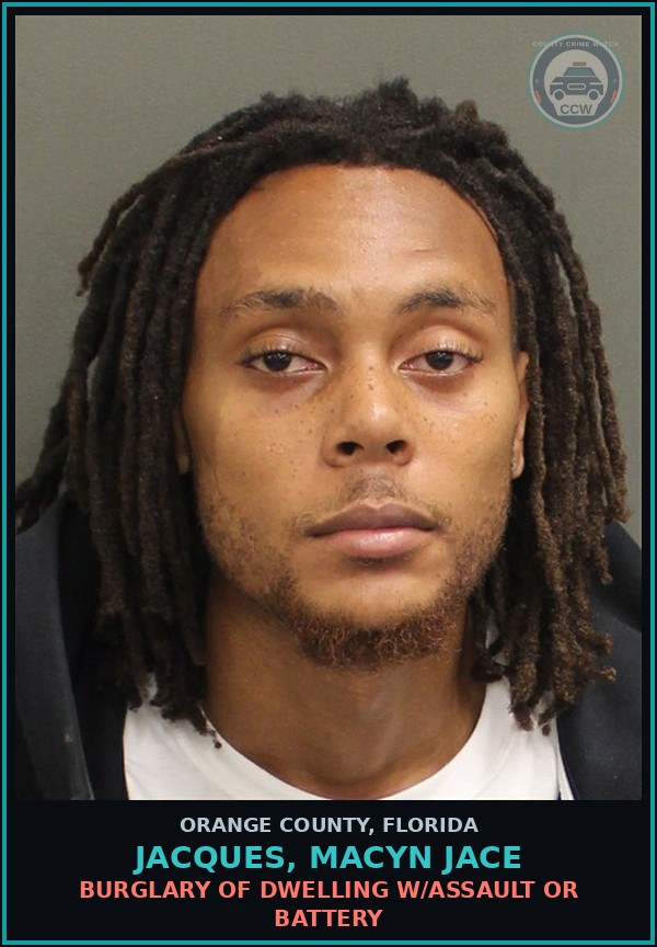 Booking mugshot of JACQUES, MACYN JACE in Orange County