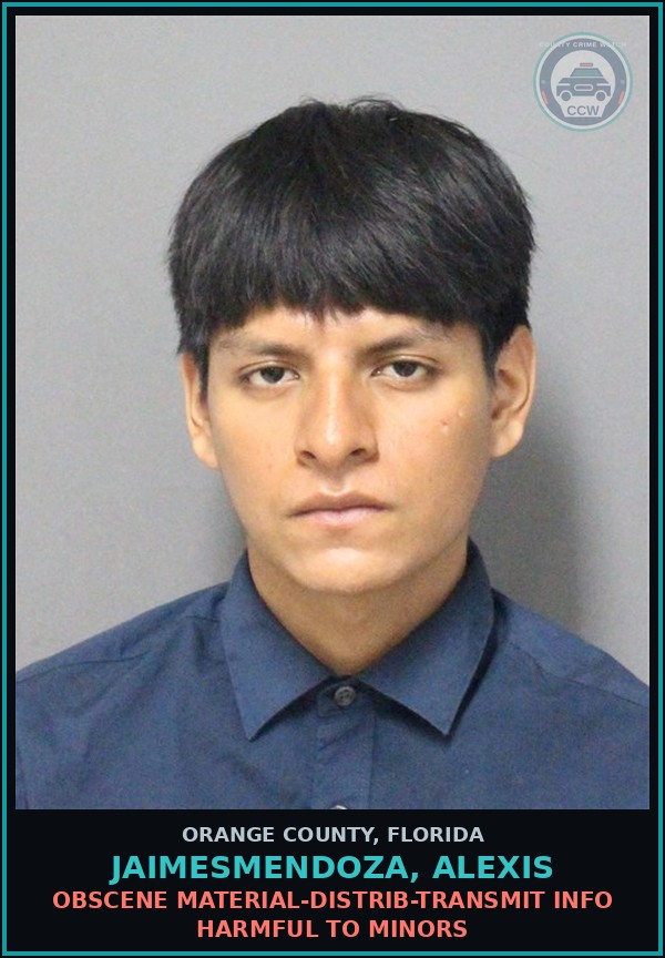 Booking mugshot of JAIMESMENDOZA, ALEXIS in Orange County