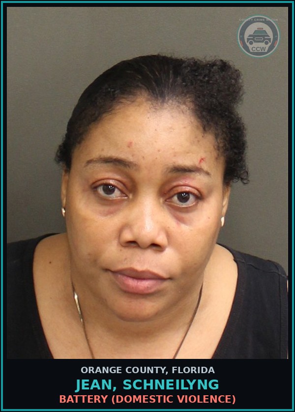 Booking mugshot of JEAN, SCHNEILYNG in Orange County