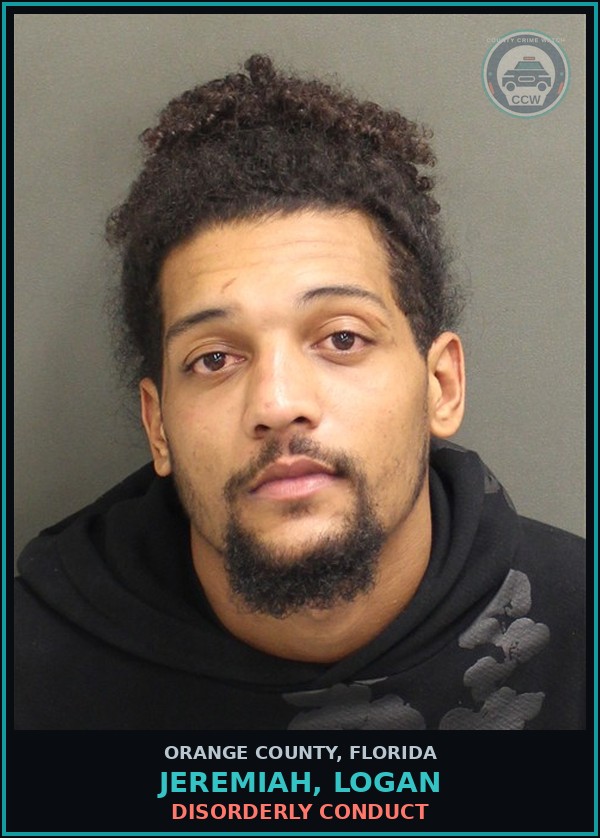 Booking mugshot of JEREMIAH, LOGAN in Orange County