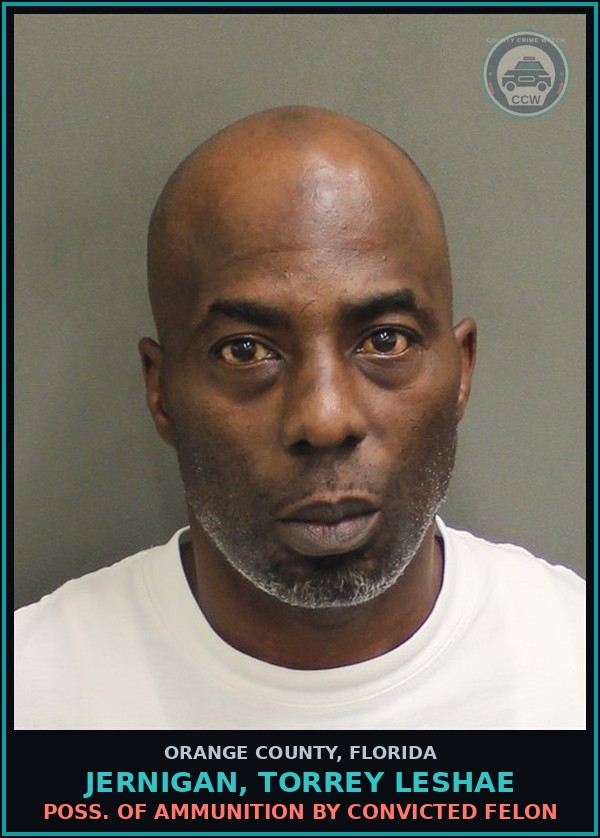 Booking mugshot of JERNIGAN, TORREY LESHAE in Orange County