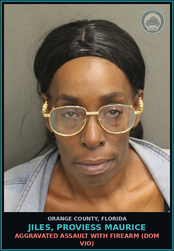 Booking mugshot of JILES, PROVIESS MAURICE in Orange County
