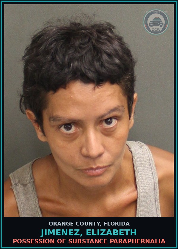 Booking mugshot of JIMENEZ, ELIZABETH in Orange County