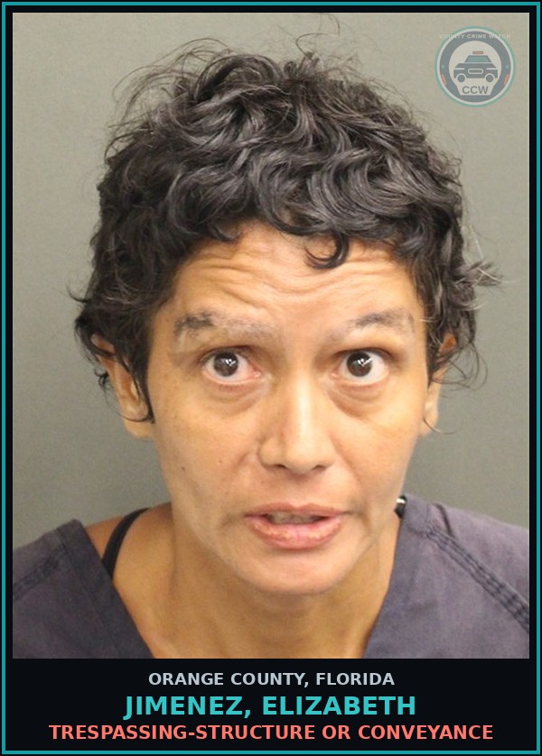 Booking mugshot of JIMENEZ, ELIZABETH in Orange County