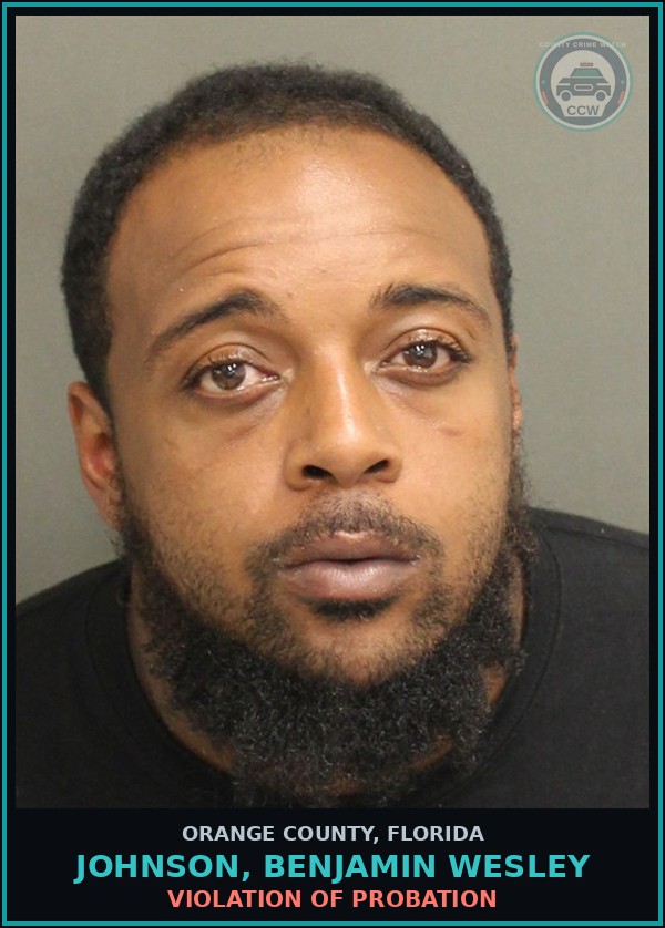 Booking mugshot of JOHNSON, BENJAMIN WESLEY in Orange County