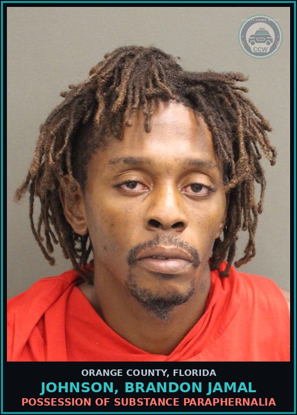 Booking mugshot of JOHNSON, BRANDON JAMAL in Orange County
