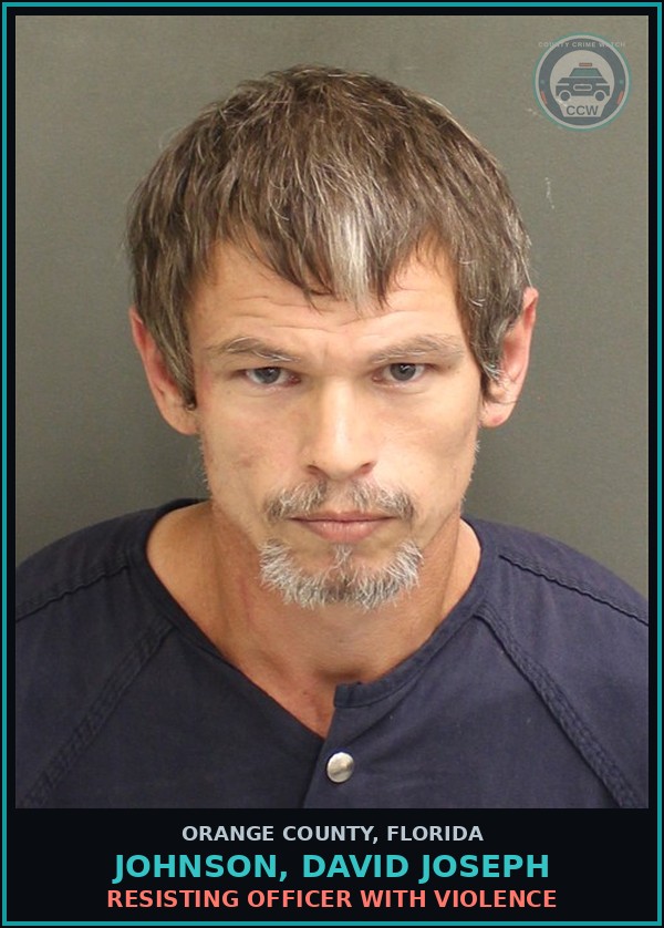 Booking mugshot of JOHNSON, DAVID JOSEPH in Orange County