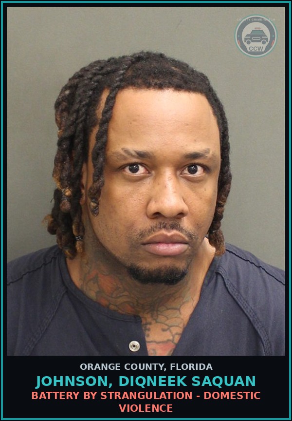 Booking mugshot of JOHNSON, DIQNEEK SAQUAN in Orange County