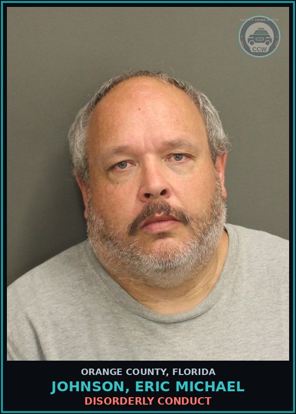 Booking mugshot of JOHNSON, ERIC MICHAEL in Orange County