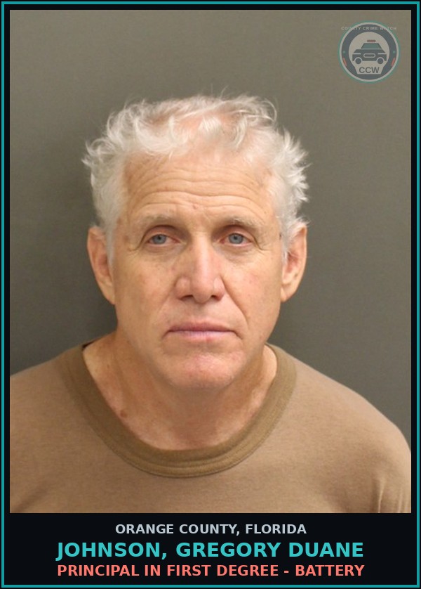 Booking mugshot of JOHNSON, GREGORY DUANE in Orange County