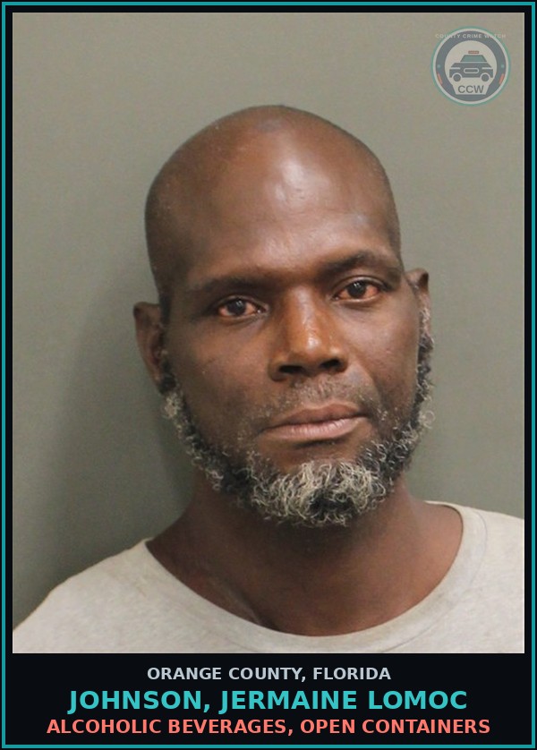 Booking mugshot of JOHNSON, JERMAINE LOMOC in Orange County
