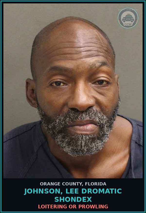 Booking mugshot of JOHNSON, LEE DROMATIC SHONDEX in Orange County