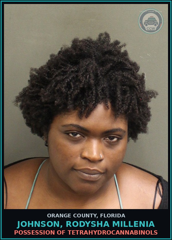 Booking mugshot of JOHNSON, RODYSHA MILLENIA in Orange County