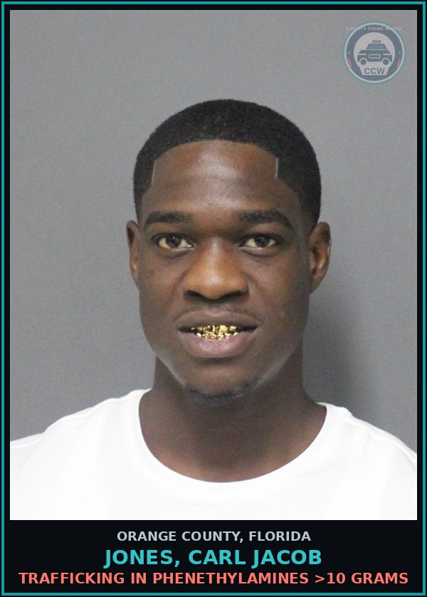 Booking mugshot of JONES, CARL JACOB in Orange County