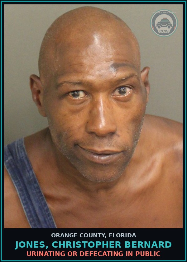 Booking mugshot of JONES, CHRISTOPHER BERNARD in Orange County