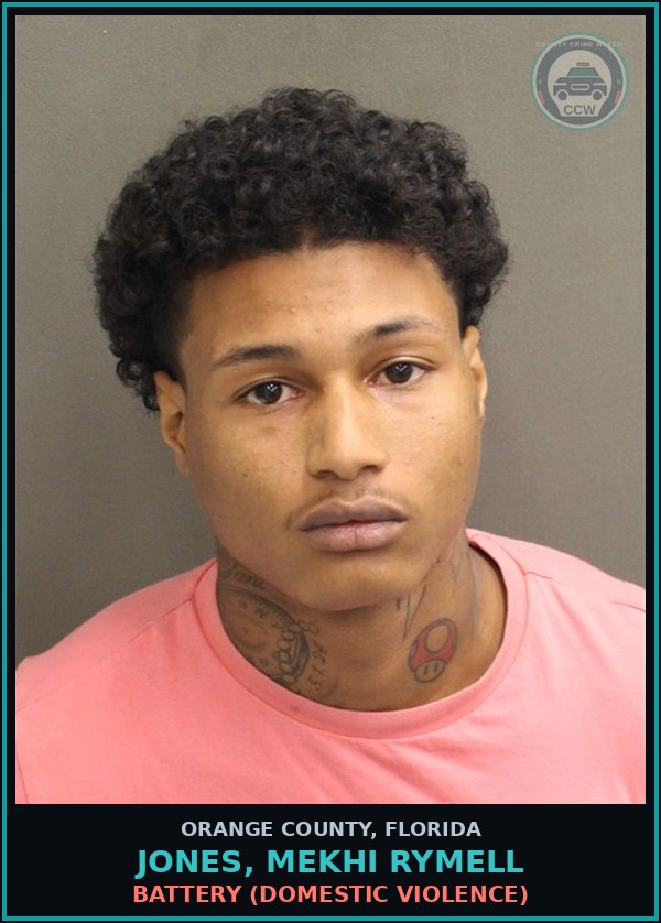 Booking mugshot of JONES, MEKHI RYMELL in Orange County