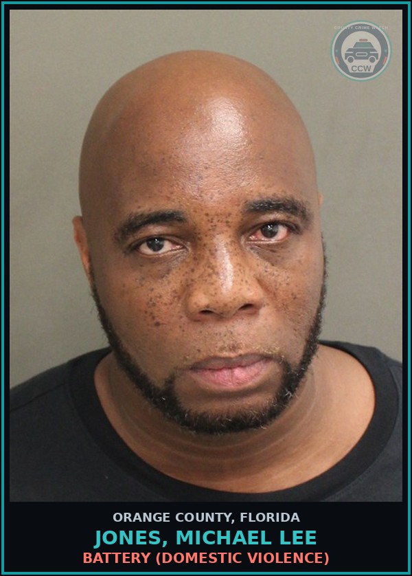 Booking mugshot of JONES, MICHAEL LEE in Orange County