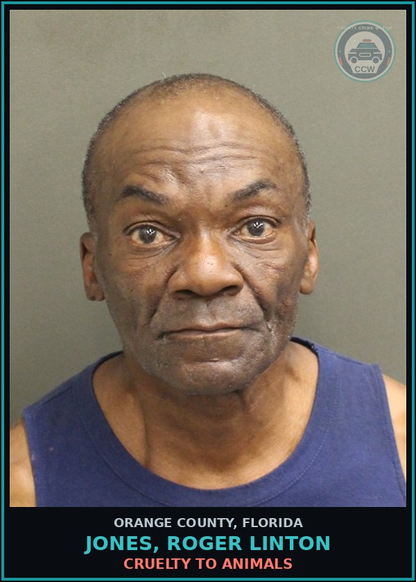 Booking mugshot of JONES, ROGER LINTON in Orange County