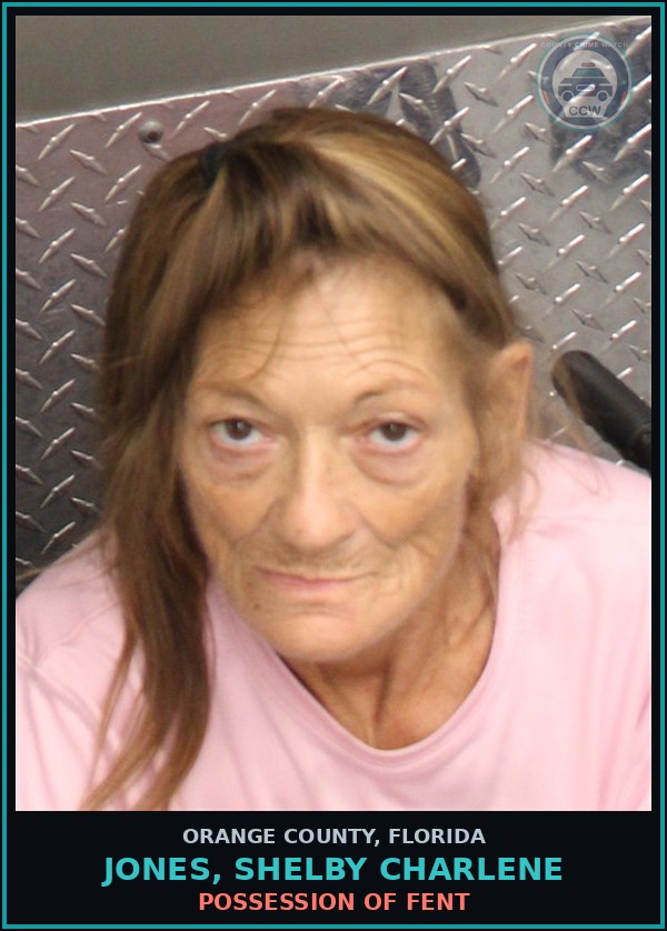 Booking mugshot of JONES, SHELBY CHARLENE in Orange County