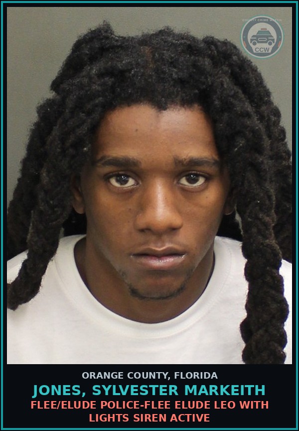 Booking mugshot of JONES, SYLVESTER MARKEITH in Orange County
