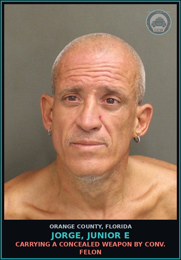 Booking mugshot of JORGE, JUNIOR E in Orange County