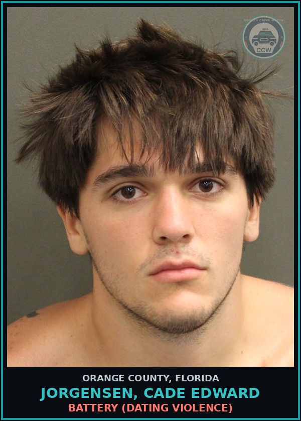 Booking mugshot of JORGENSEN, CADE EDWARD in Orange County