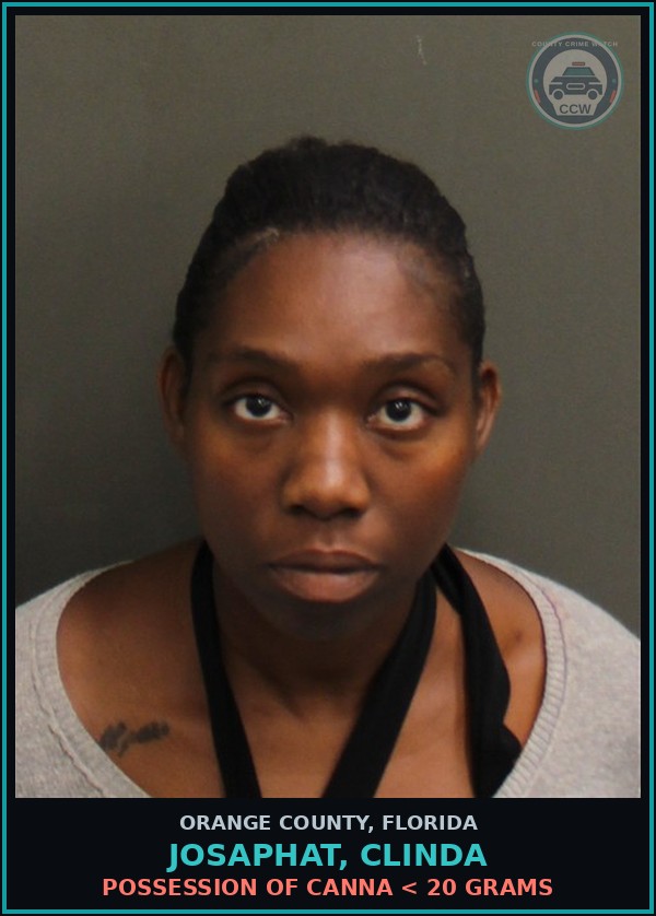 Booking mugshot of JOSAPHAT, CLINDA in Orange County