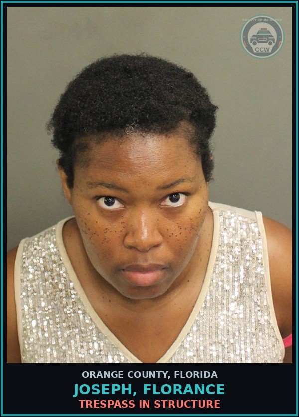 Booking mugshot of JOSEPH, FLORANCE in Orange County