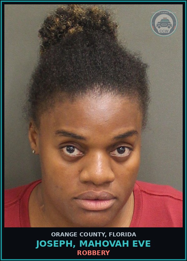 Booking mugshot of JOSEPH, MAHOVAH EVE in Orange County