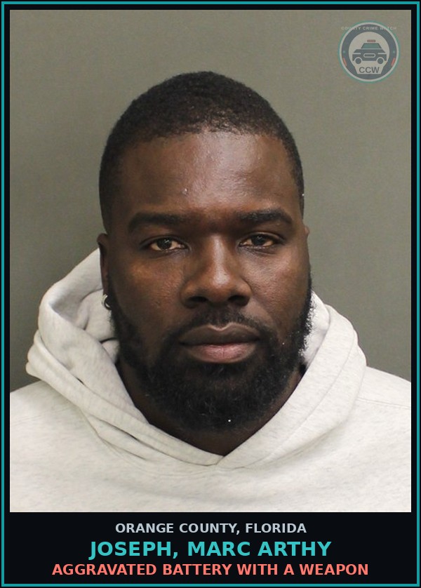 Booking mugshot of JOSEPH, MARC ARTHY in Orange County