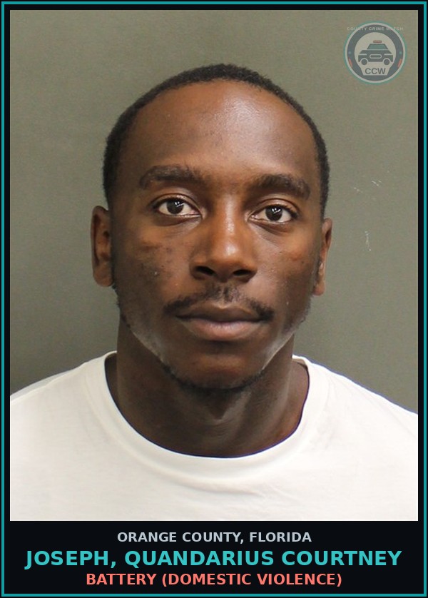 Booking mugshot of JOSEPH, QUANDARIUS COURTNEY in Orange County