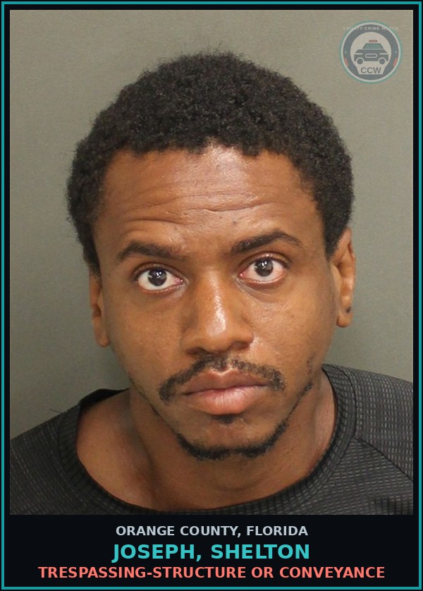 Booking mugshot of JOSEPH, SHELTON in Orange County