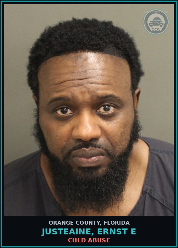 Booking mugshot of JUSTEAINE, ERNST E in Orange County