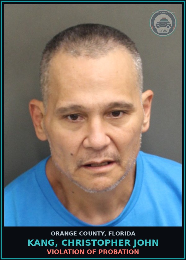 Booking mugshot of KANG, CHRISTOPHER JOHN in Orange County