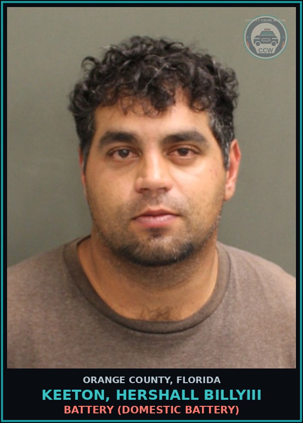 Booking mugshot of KEETON, HERSHALL BILLYIII in Orange County